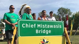 Saskatoon's North Commuter Parkway bridge named after Chief Mistawasis Details