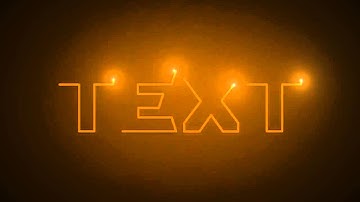 Optical Flare Moving Outline Video Intro