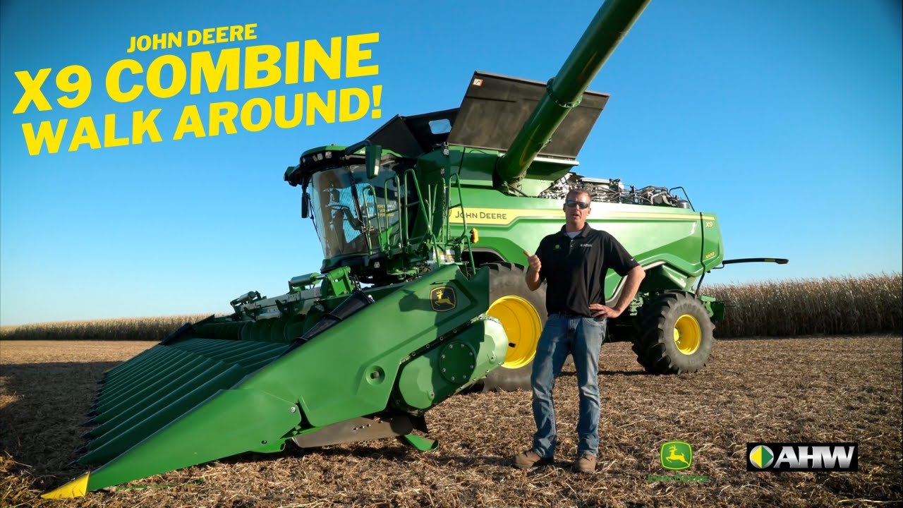 The Best John Deere X9 Combine Walk Around Ahw Llc Youtube