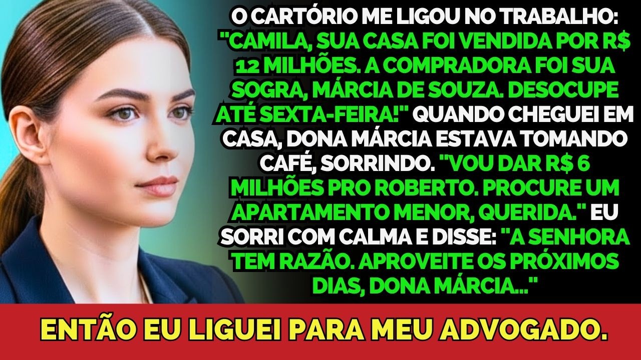 Minha Sogra Vendeu Nossa Casa De R$ 12 Milhões E Me Expulsou. Em 48 Horas, Ela Perdeu Tudo
