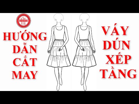 Video: Cách May Váy Xòe Xếp Tầng (Có Hình)