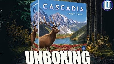 CASCADIA / Board Game UNBOXING / Look At The COMPONENTS INSIDE!