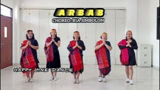 ARBAB // LINE DANCE // CHOREO: RIA SIMBOLON // DEMO: HAPPY LINE DANCE