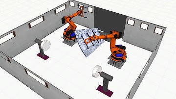 KUKA.Sim , KUKA Robotics Simulation ,Polishing Application -No:2