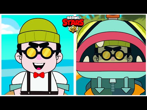 GLOWBERT ORIGIN - Brawl Stars Animation