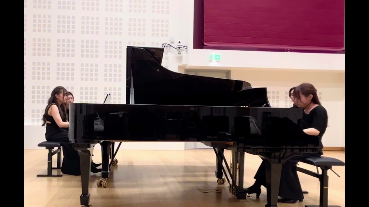 Mozart sonata pianos in D, KV448 the second movements