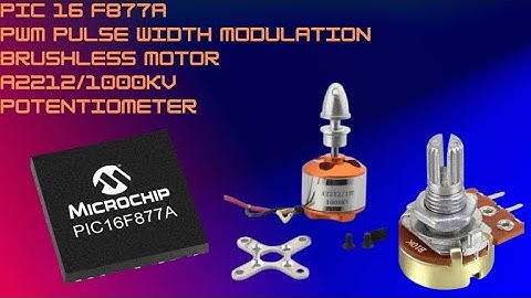 Pic 16 F877A PWM (pulse width modulation ) with brushless motor and potentiometer