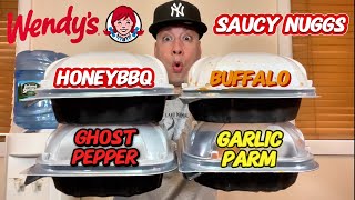 WENDYS SAUCY NUGGS REVIEW! 