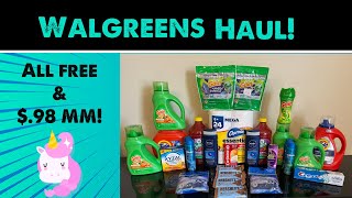 Walgreens haul! All free and $.98 MM! New activate rewards promo! Submitting for P&G visa!