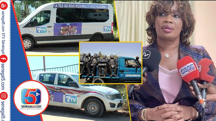 Les Locaux de la 7tv Envahis par la Gendarmerie: Vente aux Enchères du Matériel de 7TV…