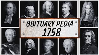 Famous People We've Lost in 1758 - Obituary in 1758