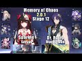 E0 sparkle serval  e0 black swan dr ratio  memory of chaos 12 201 3 stars  honkai star rail