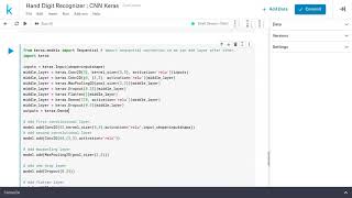 [AI Weapon 17] Use tf keras functional API and kaggle to do a handwritten digit recognition