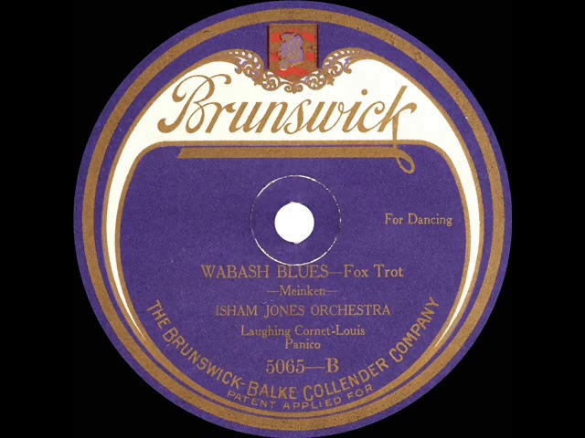 Watch 1921 Isham Jones - Wabash Blues on YouTube Watch 1921 Isham Jones - Wabash Blues on YouTube