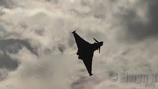 Awesome Loud Raf Typhoon Display,  Wow Crowds Southport