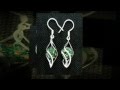 Green Bay Packers Colors Green And Gold Earrings Green Bay Packers Colors Green And Gold Earrings