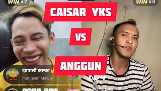 Caisar YKS vs anggun live tiktok