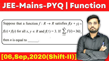 JEE Mains 2020 PYQ [06,Sep,2020(Shift-II)] | find the value of n | Jee Mains PYQ