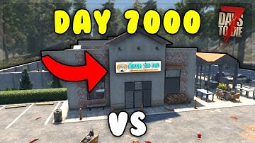 WORKING STIFF TOOLS & MORE VS DAY 7000 HORDE | 7 Days to Die FUNNY RANDOM MOMENTS (7DTD)