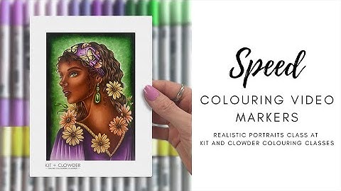 Copic Speed Colouring - Realistic Portraits Class