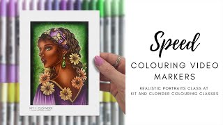 Copic Speed Colouring - Realistic Portraits Class