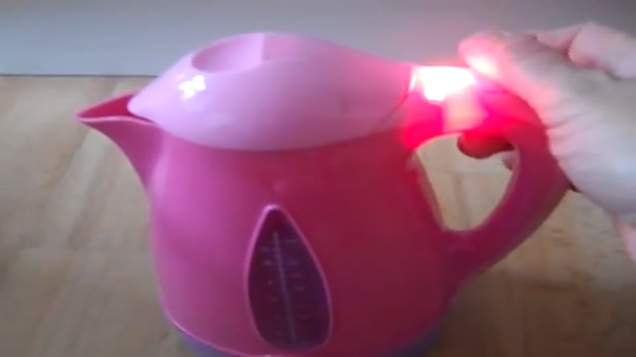 Electronic Toy kettle with ligh and sound YouTube
