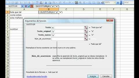 Excel 2003 Formulas: sustituir - www.ofimaticaparatorpes.com
