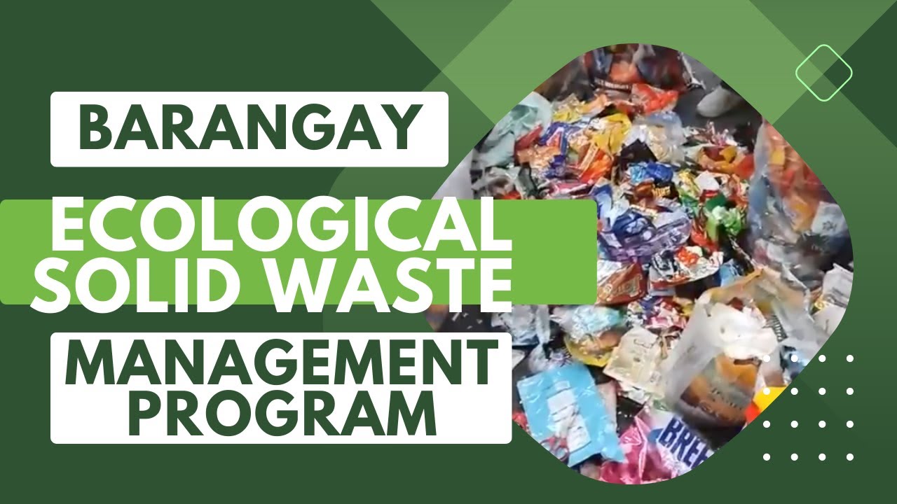 essay about solid waste management in barangay