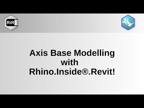 Axis Base Bridge Modelling | Rhino.Inside.Revit