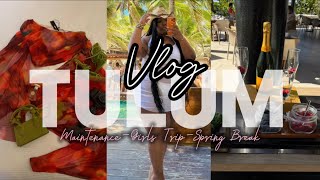 TULUM GIRLS TRIP VLOG 🌴 | Plus Size Fashion, Day Parties, Boat Parties & Spa Day
