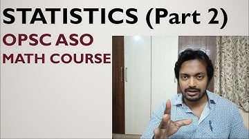 STATISTICS - 2 | ASO Complete MATH COURSE