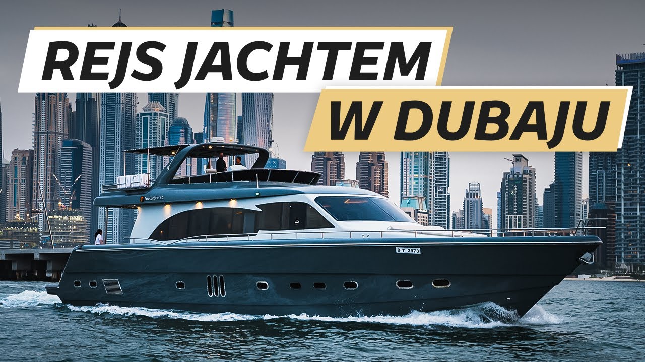 REJS JACHTEM w Dubaju | Pokaz DRONÓW