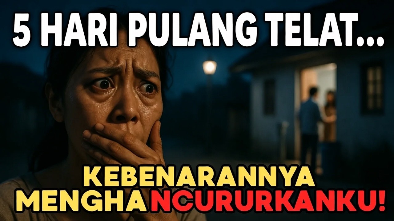 5 HARI SUAMI PULANG TELAT… AKU IKUTI DIAM DIAM, DAN KEBENARANNYA MENGHANCURKANKU