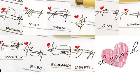 ✅Mastering Signature Style: Unique Ideas to Make Your Mark ✒️❤️