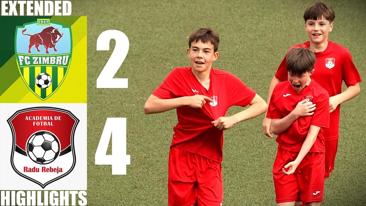 FC Zimbru 2-4 AF Rebeja | REZUMAT | Liga Națională U12 2024/25