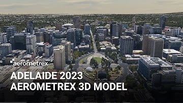 2023 Adelaide 3D Model by Aerometrex