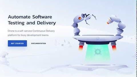 JS+CSS animation for the drone.io site