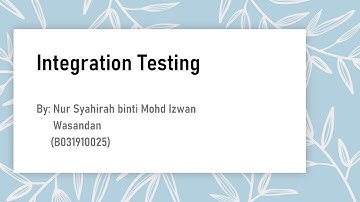 Progress 3 OS (Integration Testing)