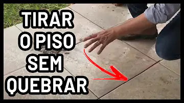 Como retirar o azulejo da parede?