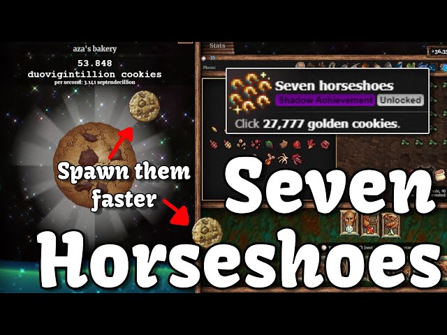 Cookie Clicker achievements guide, Full list to unlock