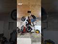 Turning His Bike Into A Chandelier🤯