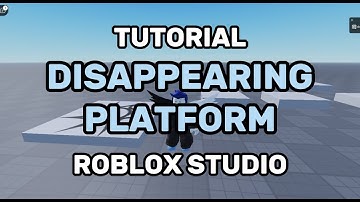 Disappearing Platforms, and Reappear, Like Obby Games on Roblox Studio | Tutorial #2