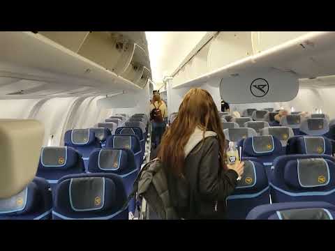 Review and Overview inside of Condor Airlines Plane