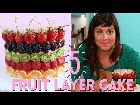 Vídeo: Bolo Em Camadas Com Frutas Frescas