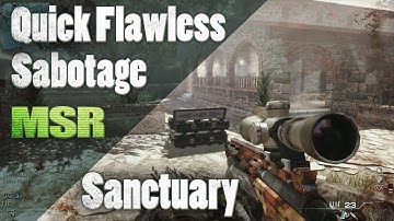 MW3 | New Map Sanctuary! - Fast Quick Scope Flawless Sabotage Commentary
