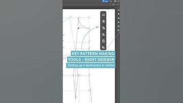5/49 Key Pattern Making Tools on the Right Toolbar - Digital Pattern Making in Ai #patternmaking