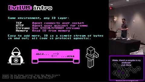 NolaCon 2019 Waiter theres a compiler in my shellcode Josh Stone