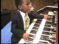 Four-year-old Cory Henry rehearsing at his church in Brooklyn in 1991.