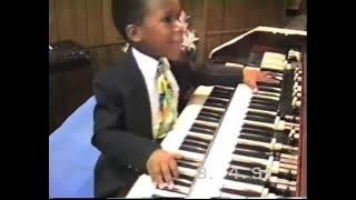 Four-year-old Cory Henry rehearsing at his church in Brooklyn in 1991.