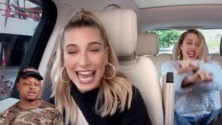 Kendall Jenner \& Hailey Bieber Carpool Karaoke (ft. MILEY CYRUS) | ImDeeTiller REACTION